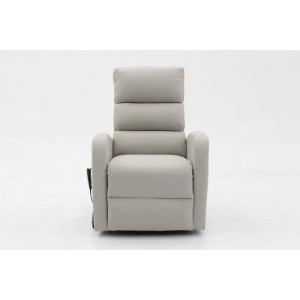 Fauteuil relaxation releveur electrique SYDNEY Tissu Gris clair