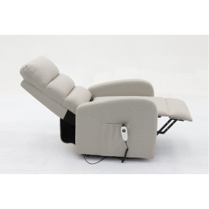 Fauteuil relaxation releveur electrique SYDNEY Tissu Gris clair