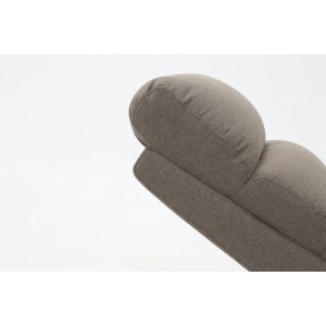 Fauteuil relaxation releveur electrique SYDNEY Tissu Taupe