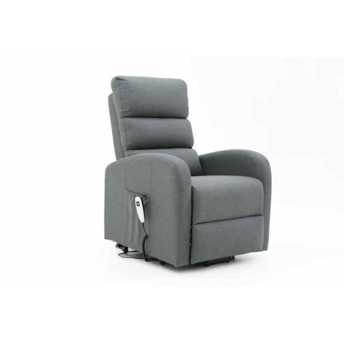 Fauteuil relax electrique SYDNEY Tissu Gris Foncé