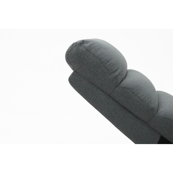 Fauteuil relax electrique SYDNEY Tissu Gris Foncé