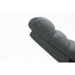 Fauteuil relax electrique SYDNEY Tissu Gris Foncé