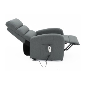 Fauteuil relax electrique SYDNEY Tissu Gris Foncé