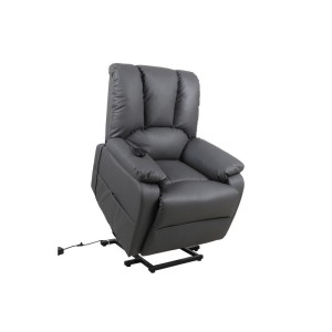 Fauteuil relax électrique TAIWAN simili gris PU