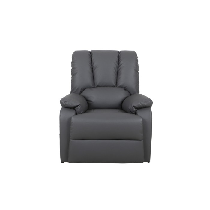 Fauteuil relax électrique TAIWAN simili gris PU