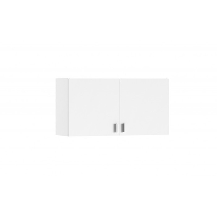 Armoire murale 2 portes collection GOURMET design blanc. Hauteur 53cm