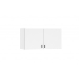 Armoire murale 2 portes collection GOURMET design blanc. Hauteur 53cm