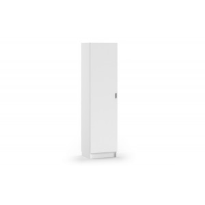 Armoire colonne collection GOURMET design blanc. Hauteur 200cm