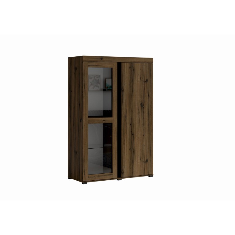 Vitrine, argentier, vaisselier MERLIN 4 portes - Meuble contemporain pour salon ou salle à manger