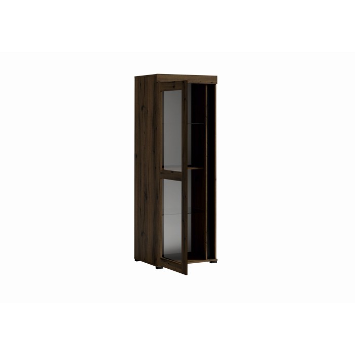 Vitrine, argentier, vaisselier MERLIN 1 porte - Meuble contemporain pour salon ou salle à manger