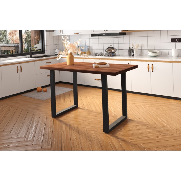 Table à manger AWANI longueur 160cm en bois exotique mangolia