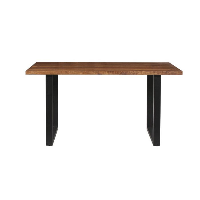 Table à manger AWANI longueur 180cm en bois exotique mangolia