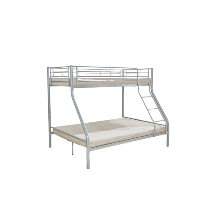 Lit superposé métal collection TRYO 3 places - Sommier inclus.