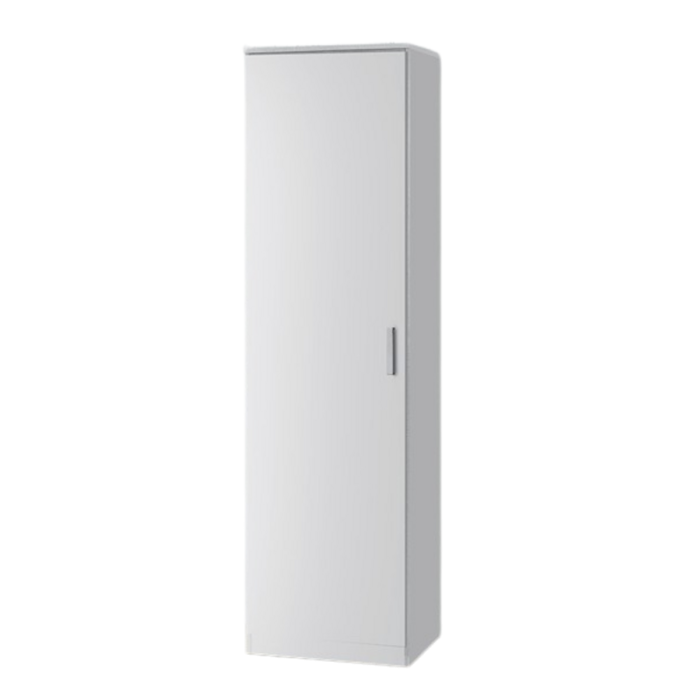 Armoire une porte collection ALABAMA - Coloris Blanc.