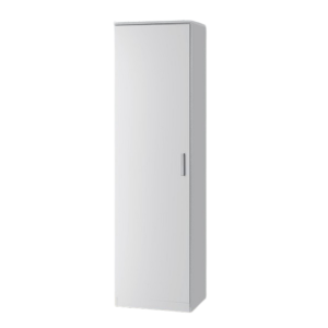 Armoire une porte collection ALABAMA - Coloris Blanc.