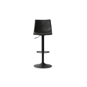 Tabouret de bar style vintage coloris noir. Collection SOUL