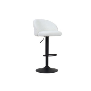 Tabouret de bar style vintage coloris blanc. Collection HYDRA