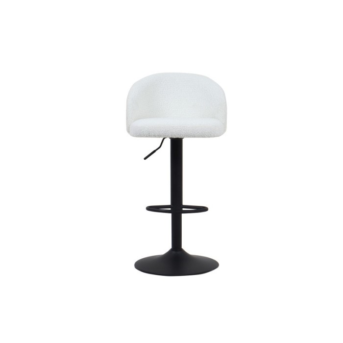 Tabouret de bar style vintage coloris blanc. Collection HYDRA