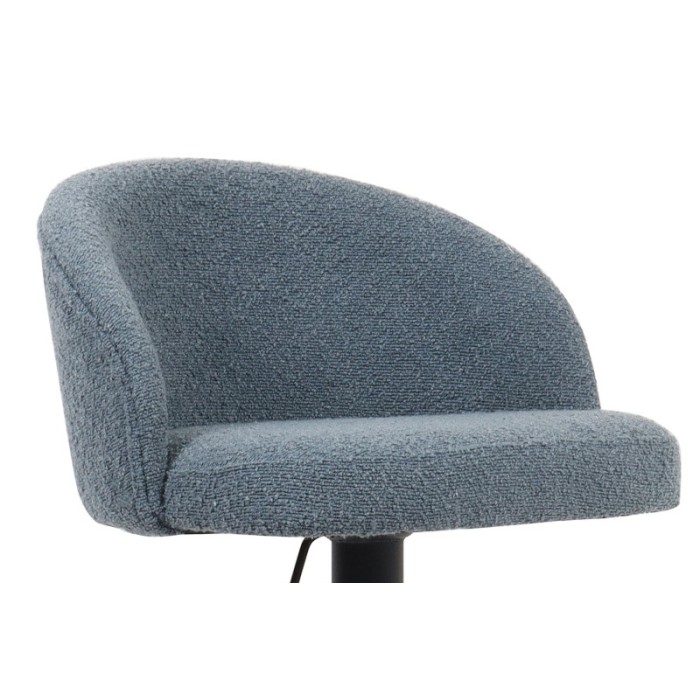 Tabouret de bar style vintage coloris bleu. Collection HYDRA