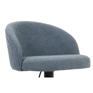 Tabouret de bar style vintage coloris bleu. Collection HYDRA