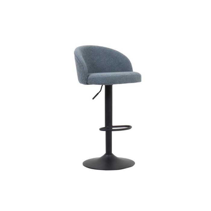 Tabouret de bar style vintage coloris bleu. Collection HYDRA