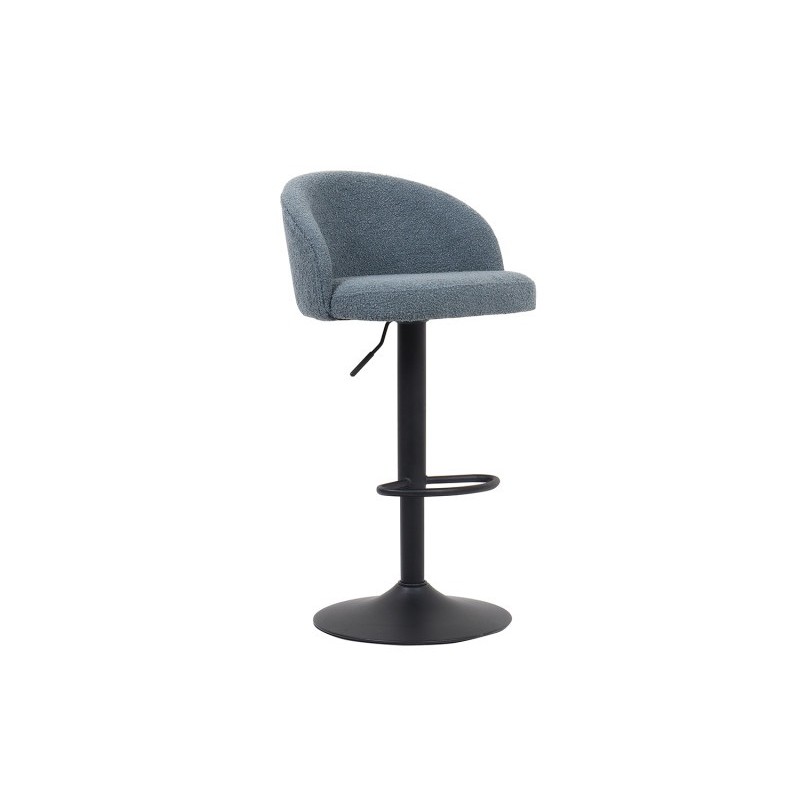 Tabouret de bar style vintage coloris bleu. Collection HYDRA