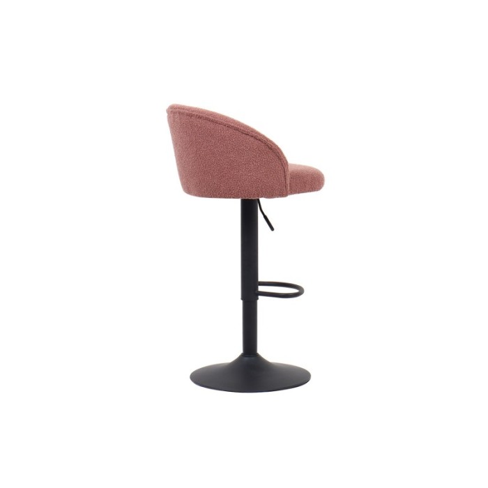 Tabouret de bar style vintage coloris rose. Collection HYDRA