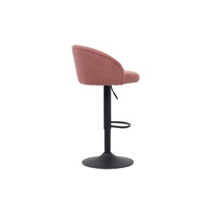 Tabouret de bar style vintage coloris rose. Collection HYDRA