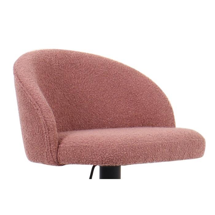 Tabouret de bar style vintage coloris rose. Collection HYDRA