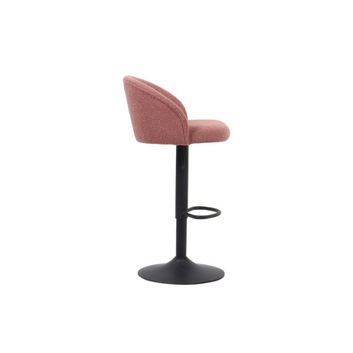 Tabouret de bar style vintage coloris rose. Collection HYDRA