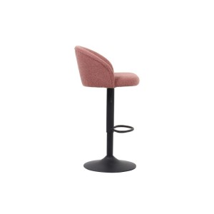 Tabouret de bar style vintage coloris rose. Collection HYDRA