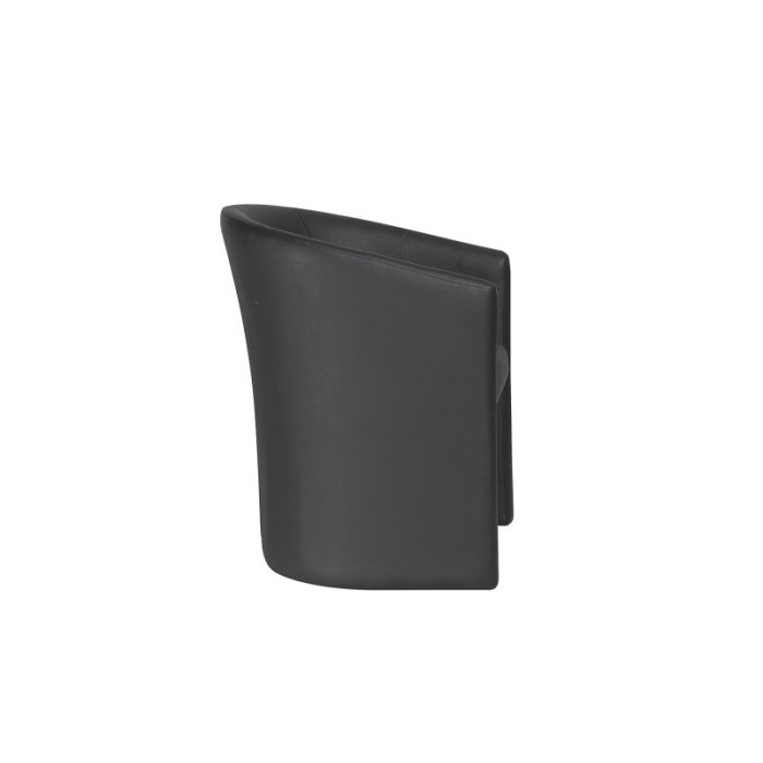 Fauteuil de salon confortable noir. Collection KYOTO