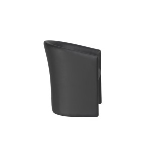 Fauteuil de salon confortable noir. Collection KYOTO