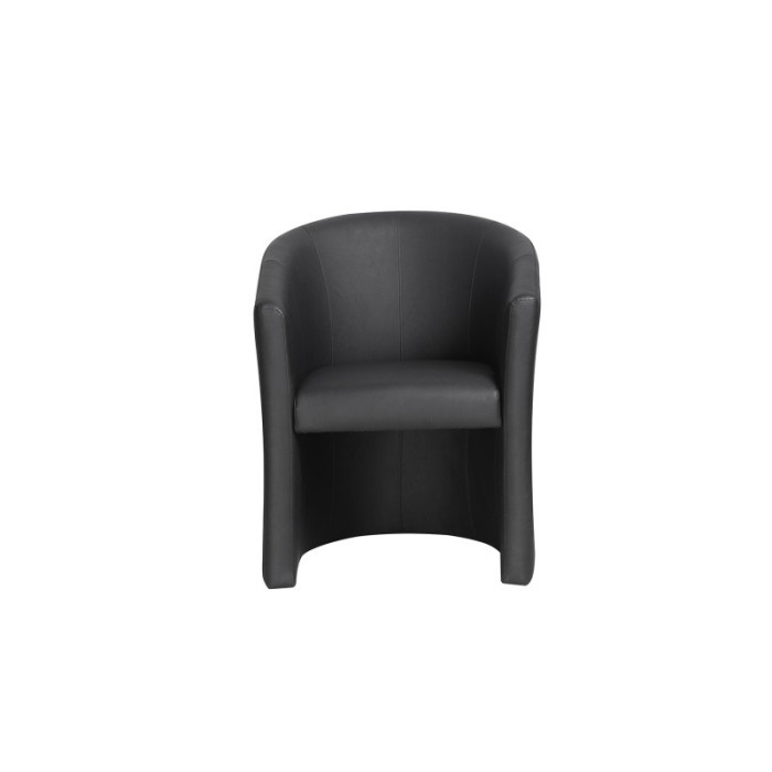 Fauteuil de salon confortable noir. Collection KYOTO