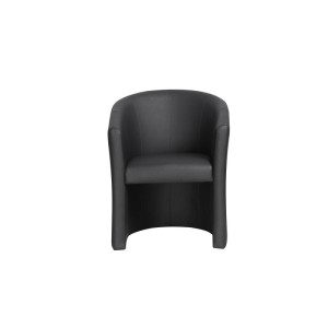 Fauteuil de salon confortable noir. Collection KYOTO