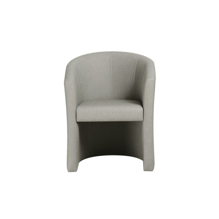 Fauteuil de salon confortable gris clair. Collection KYOTO
