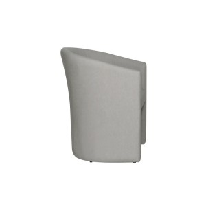 Fauteuil de salon confortable gris clair. Collection KYOTO