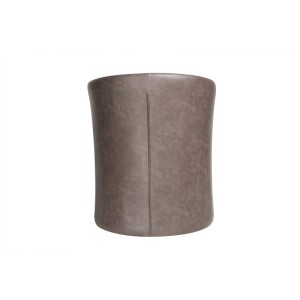 Fauteuil de salon confortable brun foncé. Collection KYOTO