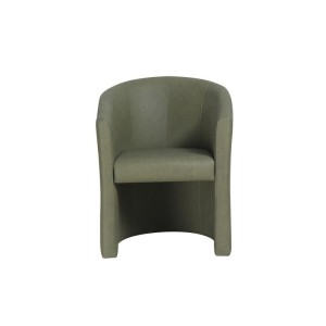 Fauteuil de salon confortable vert. Collection KYOTO