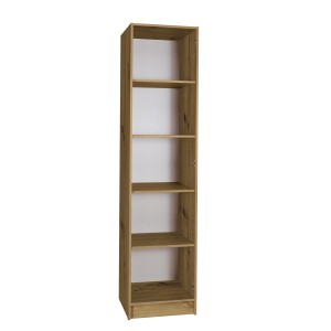 Armoire 1 porte pour dressing collection KANELLE coloris chêne clair