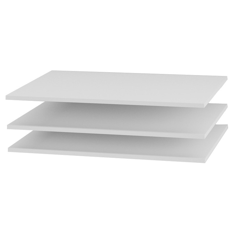 Étagère pour armoire VERONA – Blanc brillant