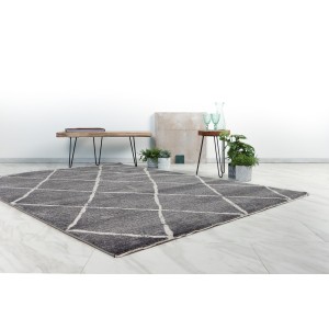 Tapis 230x160cm, gris - Confort et élegance pour votre intérieur