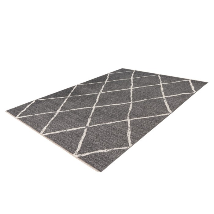 Tapis 290x200cm, gris - Confort et élégance pour votre intérieur