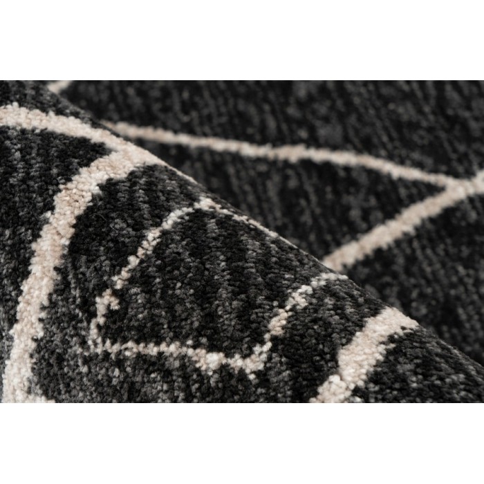 Tapis 170x120cm, graphite - Confort et élégance pour votre intérieur