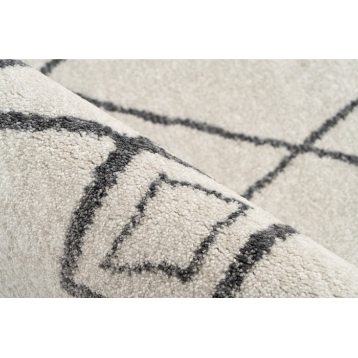 Tapis 230x160cm, design A205R coloris ivoire - Confort et élégance pour votre intérieur