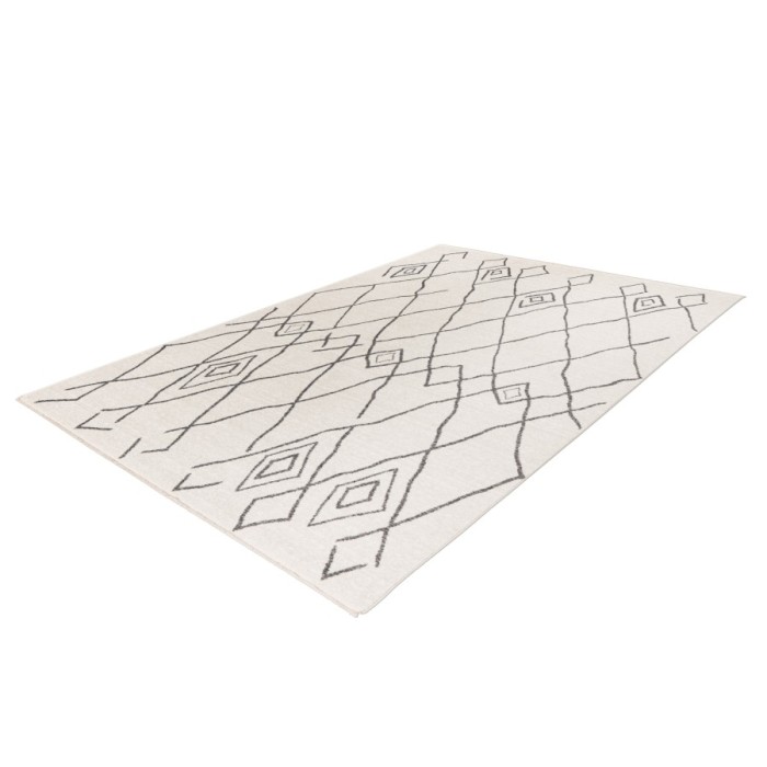 Tapis 290x200cm, design A205R coloris ivory - Confort et élégance pour votre intérieur