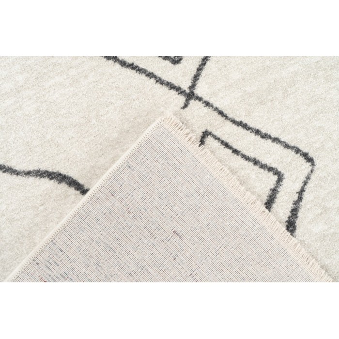 Tapis 170x120cm, design A305R coloris ivoire - Confort et élégance pour votre intérieur