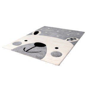 Tapis 150x80cm, design A323O coloris gris - Confort et élégance pour votre intérieur