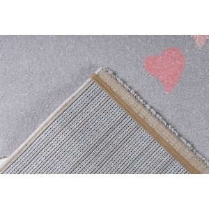 Tapis 170x120cm, design A623O coloris gris - Confort et élégance pour votre intérieur