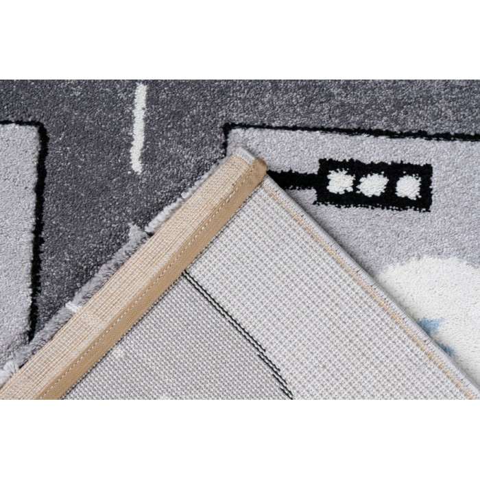 Tapis 230x160cm, design A133O coloris gris - Confort et élégance pour votre intérieur